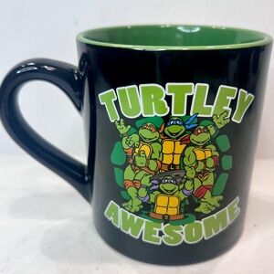 Teenage Mutant Ninja Turtles Mug TURTLEY AWESOME Coffee Cup Black Viacom 2015